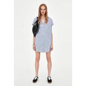 Zara Striped Button-Up Shirt